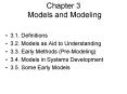 Chapter 3 Models and Modeling PowerPoint PPT Presentation
