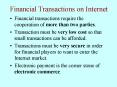 Financial Transactions on Internet PowerPoint PPT Presentation