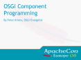 OSGi Component Programming PowerPoint PPT Presentation