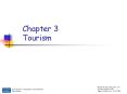 Chapter 3 Tourism PowerPoint PPT Presentation