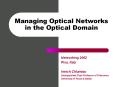 Managing%20Optical%20Networks%20in%20the%20Optical%20Domain PowerPoint PPT Presentation