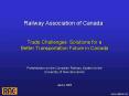 Railway Association of Canada PowerPoint PPT Presentation