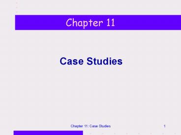 Case Studies
