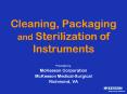 Cleaning, Packaging  and Sterilization of Instruments PowerPoint PPT Presentation