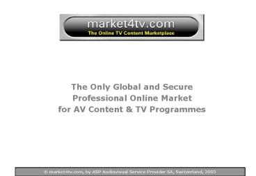 The Only Global and Secure