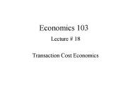Economics 103
