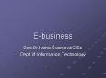 E-business PowerPoint PPT Presentation