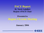 PACE Report