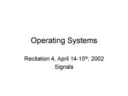 Operating Systems