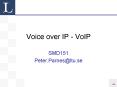 Voice over IP VoIP PowerPoint PPT Presentation