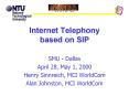 Internet%20Telephony%20based%20on%20SIP PowerPoint PPT Presentation