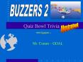 Quiz Bowl Trivia PowerPoint PPT Presentation