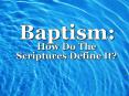 The Practice of Baptism PowerPoint PPT Presentation