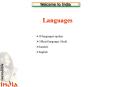 Languages PowerPoint PPT Presentation