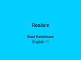 Realism PowerPoint PPT Presentation