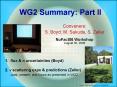 WG2 Summary: Part II PowerPoint PPT Presentation