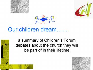 Our children dream