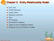 Chapter 2: Entity-Relationship Model