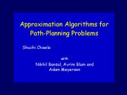 Approximation Algorithms for  Path-Planning Problems