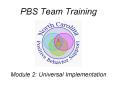 PBS Team Training PowerPoint PPT Presentation