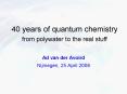 40 years of quantum chemistry from polywater to the real stuff PowerPoint PPT Presentation