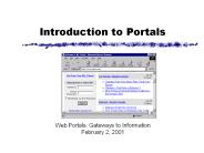 Introduction to Portals
