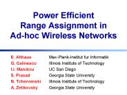 E' AlthausMaxPlankInstitut fur Informatik