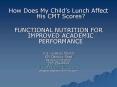How Does My Childs Lunch Affect His CMT Scores PowerPoint PPT Presentation