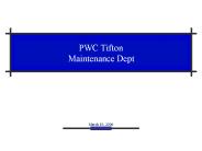 PWC Tifton Maintenance Dept'