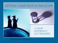 GETTING YOUR FOOT IN THE DOOR PowerPoint PPT Presentation