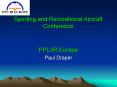 Sporting and Recreational Aircraft Conference PowerPoint PPT Presentation