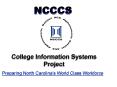 College Information Systems Project PowerPoint PPT Presentation