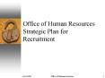 Office of Human Resources Strategic Plan for Recruitment PowerPoint PPT Presentation