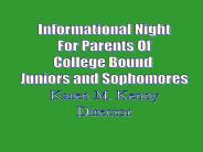 Informational Night