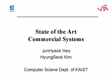State of the Art Commercial Systems