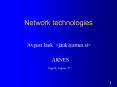 Network technologies PowerPoint PPT Presentation