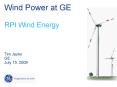 Wind Power at GE PowerPoint PPT Presentation