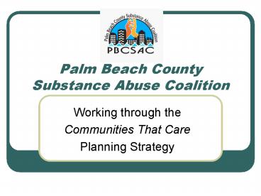 Palm Beach County Substance Abuse Coalition