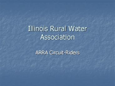 Illinois Rural Water Association