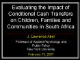 Evaluating the Impact of Conditional Cash Transfers on Children, Families and Communities in South A PowerPoint PPT Presentation