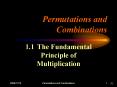 1'1The Fundamental Principle of Multiplication PowerPoint PPT Presentation