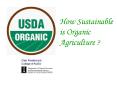 How Sustainable is Organic Agriculture PowerPoint PPT Presentation
