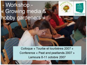Workshop Growing media