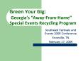 Green Your Gig: Georgias AwayFromHome Special Events Recycling Program PowerPoint PPT Presentation