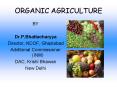 ORGANIC AGRICULTURE