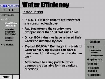 Water Efficiency