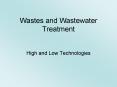 Wastes and Wastewater Treatment PowerPoint PPT Presentation