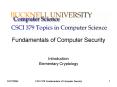 Fundamentals of Computer Security PowerPoint PPT Presentation