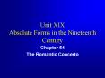 Unit XIX Absolute Forms in the Nineteenth Century PowerPoint PPT Presentation