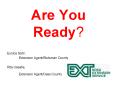 Are You Ready PowerPoint PPT Presentation